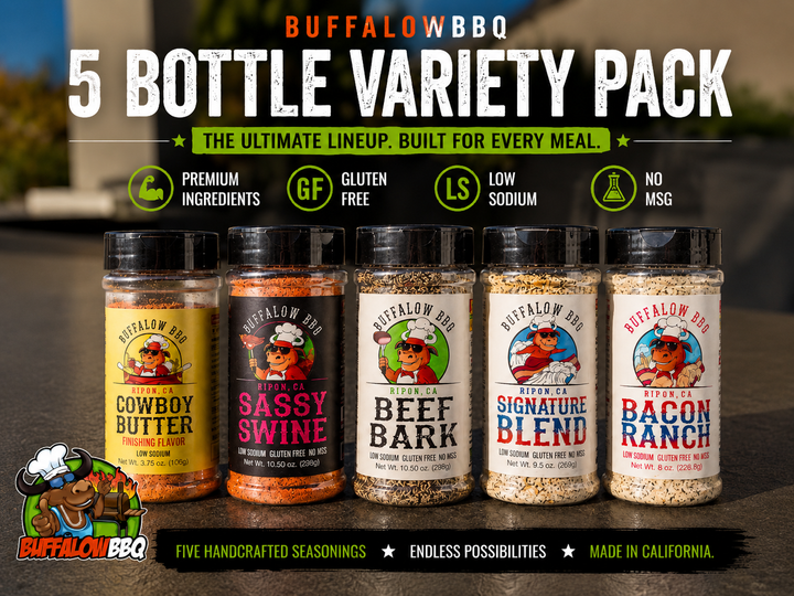 BuffalowBBQ Ultimate Variety Pack | 5 Bottle BBQ Seasoning Set