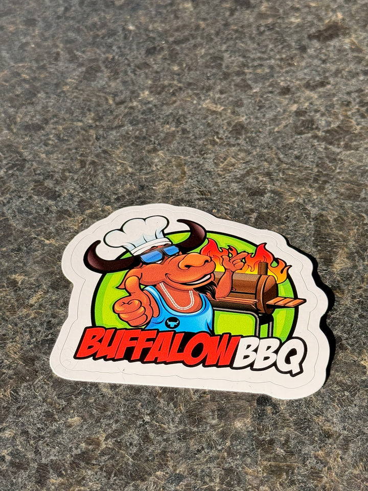BuffalowBBQ - Stickers (Orange/White)