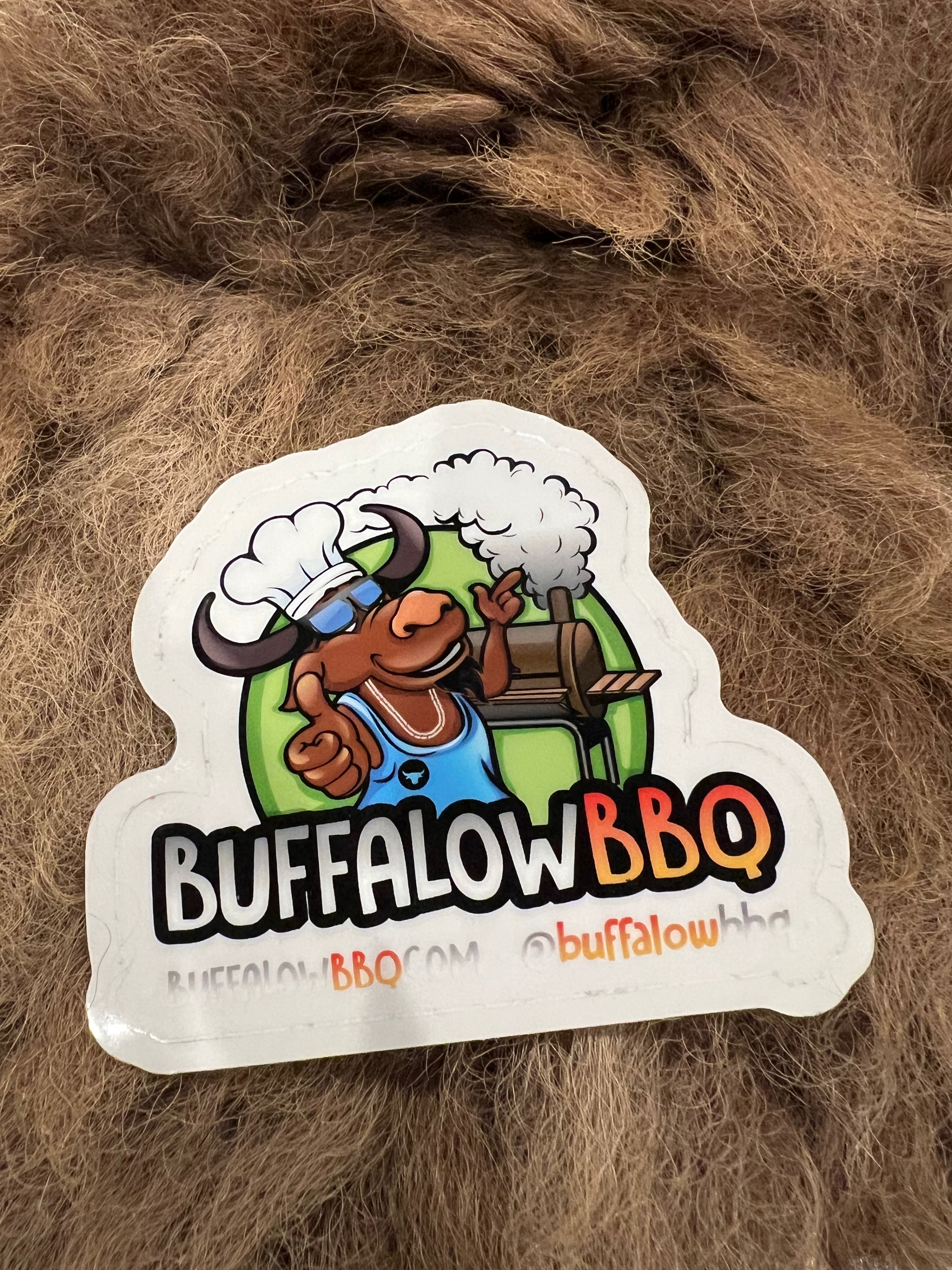 BuffalowBBQ - Stickers (Orange/White)